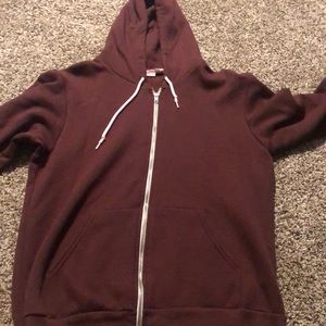 American Apparel Tops - American apparel zip up sweatshirt American Apparel Tops - American apparel zip up sweatshirt